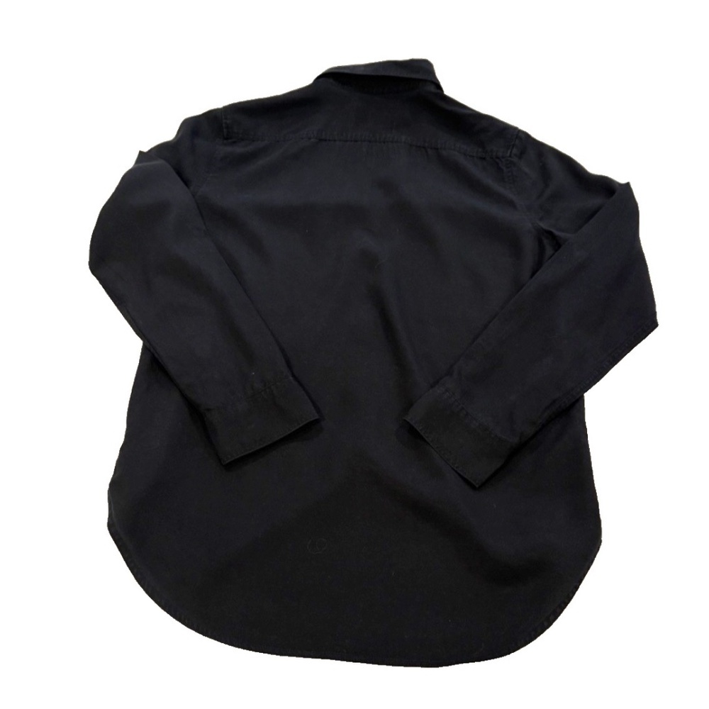 BABATON Aritzia Utility Tencel Lyocell Black Button Up Shirt;‎ Women's XS - Picture 4 of 12